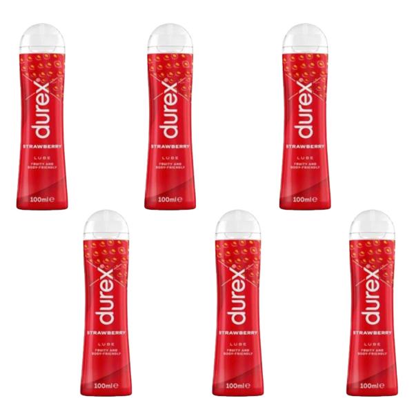 6個セット　デュレックス 潤滑ゼリー ストロベリー 100ml