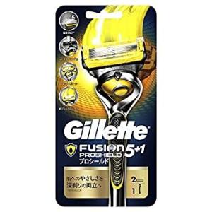 ジレット プロシールド 髭剃り 本体+替刃2コ付