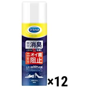 足用 消臭スプレー ドクターショール 靴用消臭・抗菌スプレー 大型サイズ　12個セット 1ケース