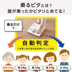 タニタ BC-705N WH 体重 体組成計 ...の詳細画像2