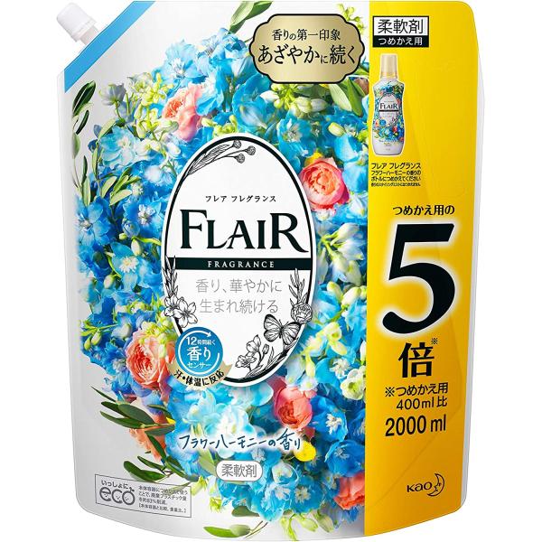 フレアフレグランス フラワー&amp;ハーモニー 詰め替え 大容量 2000ml 柔軟剤