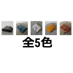 ヴィンテージライク リアルレザー ウォレット 本革 / 折り畳み財布 / ミニ財布 / ミニウォレット 全5色｜lifestyle-007