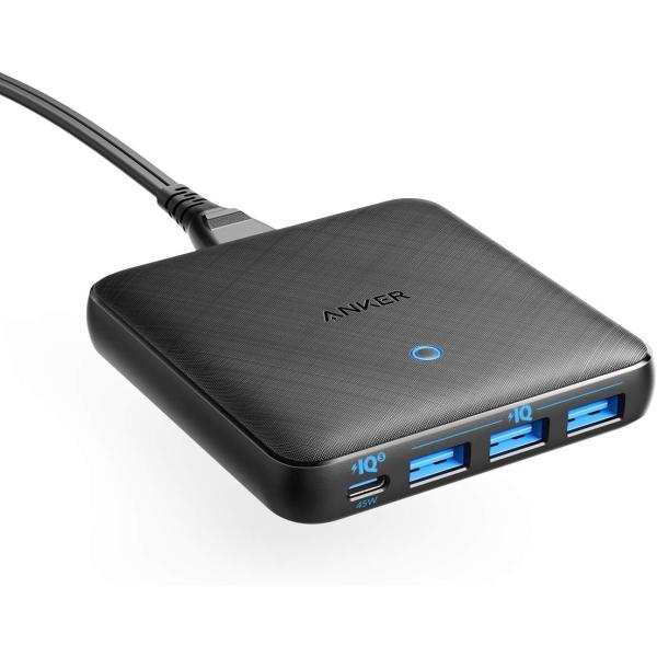 Anker PowerPort Atom III Slim（PD 充電器 65W 4ポート USB-...