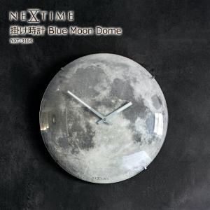 掛け時計 おしゃれ 北欧 時計 壁掛け時計 蓄光 ウォールクロック NEXTIME NXT-3164 Moon Dome 月 宇宙 スイープムーブメント 秒針なし 静か 静音 モダンの商品画像