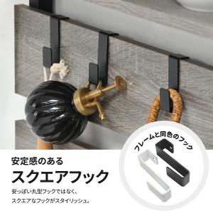 突っ張りラック 幅80 ウォールラック 木製 ...の詳細画像4