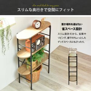 コンソールテーブル スリム 玄関 収納 北欧 ...の詳細画像4