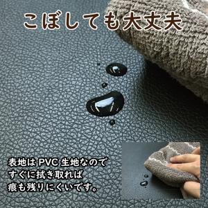 クッション 座布団 40×40×4 レザー や...の詳細画像3