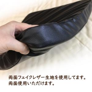 クッション 座布団 40×40×4 レザー や...の詳細画像4