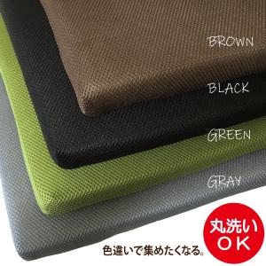 洗えるクッション 座布団 疲れにくい 厚み4c...の詳細画像4
