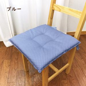 クッション シートクッション 紐付き ダイニン...の詳細画像2