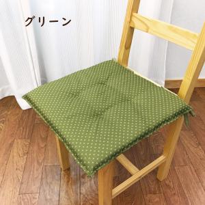クッション シートクッション 紐付き ダイニン...の詳細画像3