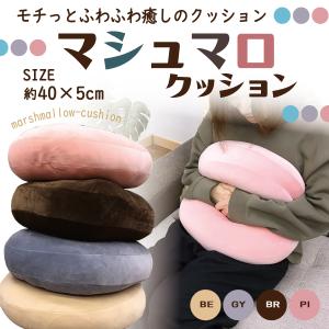 クッション もちもち 　おしゃれ 大きい 座布団 マイクロ綿 リビング 軽量 フロアクッション 40x5 マシュマロ　ペールカラー　かわいい
