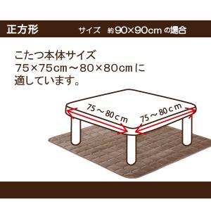 こたつ下敷きマット こたつペット こたつマット...の詳細画像4