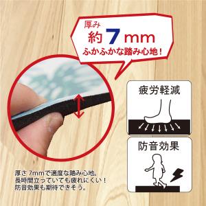 キッチンマット 拭ける 北欧 おしゃれ クッシ...の詳細画像2