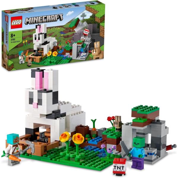 レゴ LEGO レゴブロック マイクラ マインクラフト ウサギ 牧場 21181
