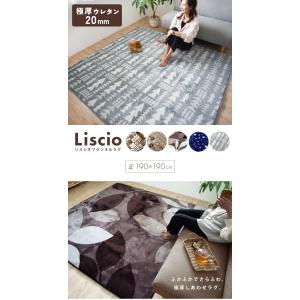 ラグ カーペット 2畳 厚手 北欧 フランネル...の詳細画像1