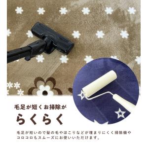 ラグ カーペット 2畳 厚手 北欧 フランネル...の詳細画像4
