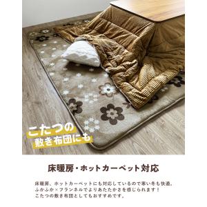 ラグ カーペット 2畳 厚手 北欧 フランネル...の詳細画像5