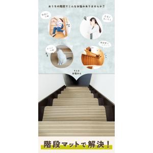 階段マット 滑り止め 犬 おしゃれ 70×20...の詳細画像2