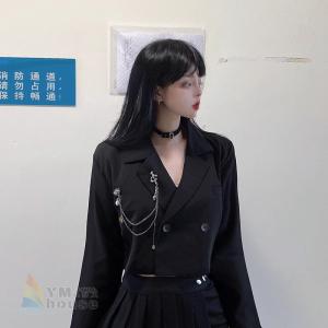 ダンス衣装 スーツ 暗い テーラード 無地 ジ...の詳細画像5