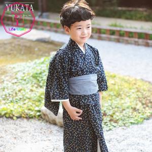 綿 トンボ 子供 浴衣 浴衣 子供 男の子 80...の商品画像
