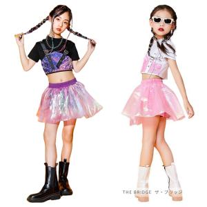 スパンコール 衣装 子供服 女の子 セット スカ...の商品画像