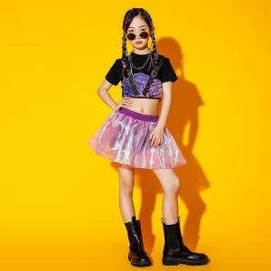 スパンコール 衣装 子供服 女の子 セット ス...の詳細画像3