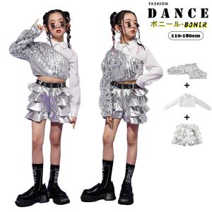 キッズダンス スパンコール チアガール キラキラ...の商品画像