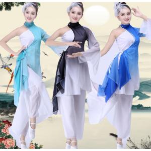 中華ダンス衣装 グラデーション 中国古典舞踊ダ...の詳細画像1