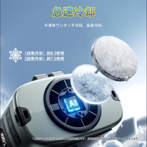 腰掛け扇風機 強力 携帯扇風機 首掛け/腰掛け...の詳細画像2