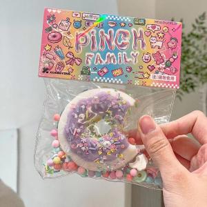 2個セットスクイーズおもちゃ ドーナツ 握る ...の詳細画像4
