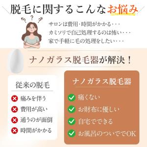 脱毛器 ナノガラス脱毛 脱毛機 メンズ レディ...の詳細画像2