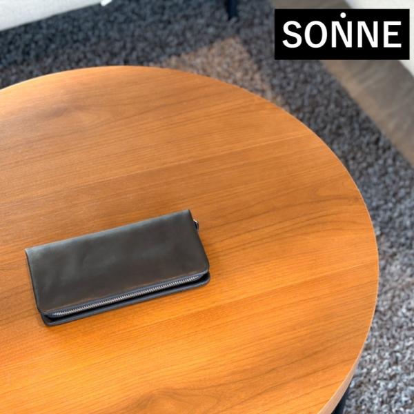 財布 メンズ レディース SONNE ゾンネ 長財布 ソフター ラウンドファスナー レザーロングウォ...