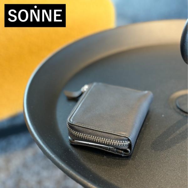 財布 メンズ レディース SONNE ゾンネ ソフター レザーコンパクトウォレット soft004