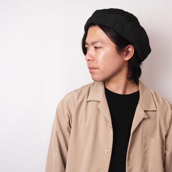 帽子 ベレー帽 メンズ レディース ミリタリー キルティングベレー帽 フリーサイズ CNT30602