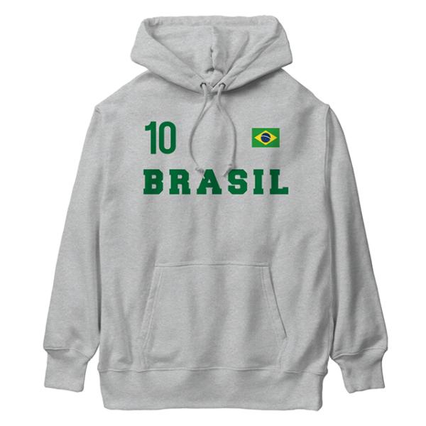 パーカー ブラジル サッカー バレーボール メンズ レディース おしゃれ フーディー Brasil ...