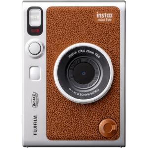 「訳あり品-外装箱傷あり」新品 instax mini Evo チェキ USB [ブラウン]