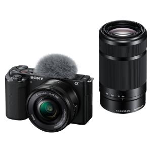 SONY VLOGCAM ZV-E10Y ダブルズームレンズキット [ブラック]｜らいぶshop