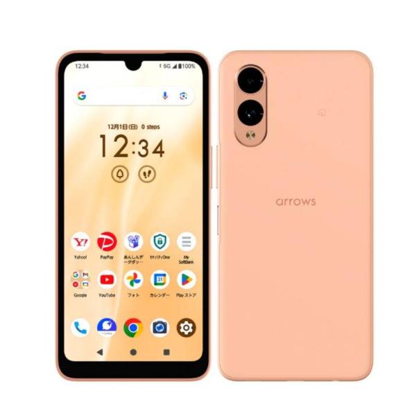 「新品-SIMロック解除済」arrows We2 A402FC Softbank [ライトオレンジ]...