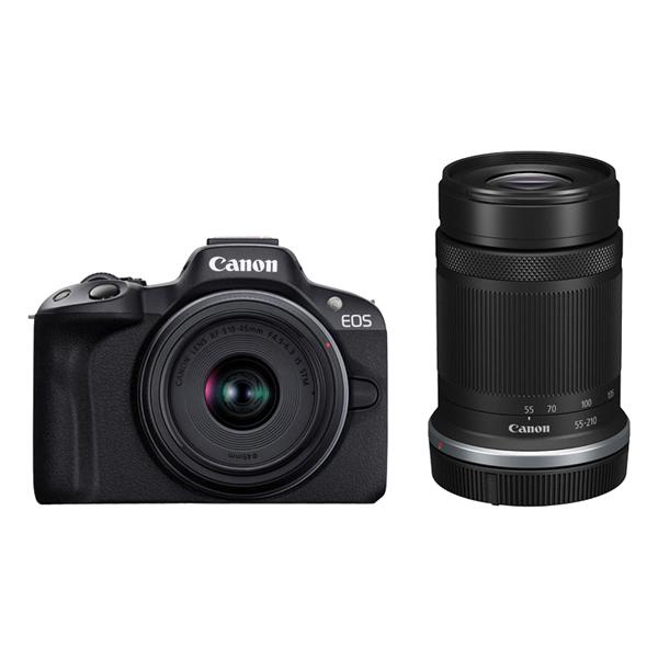 デジタル一眼カメラ EOS R50 ダブルズームキット [ブラック]