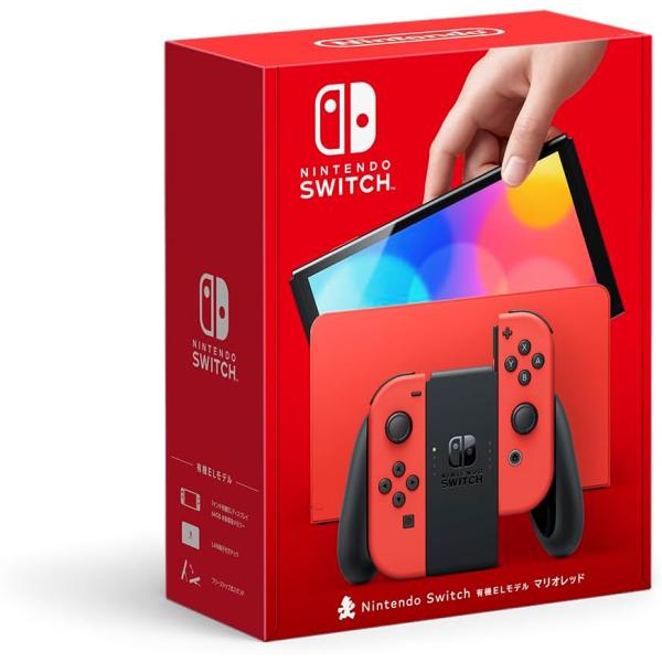 Nintendo Switch 有機ELモデル マリオレッド HEG-S-RAAAA ※量販店舗印付...