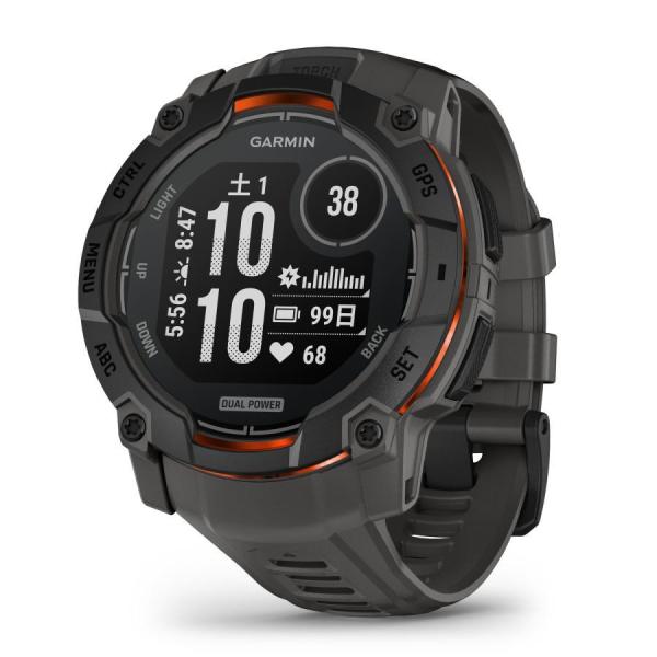 GARMIN Instinct 3 Dual Power 50mm 010-02935-30 [Bl...