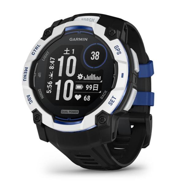 GARMIN Instinct 3 Dual Power 50mm 010-02935-33 [Wh...