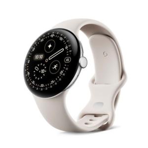 Google Pixel Watch 4 45mm GA09308-US [Polished Silver／Porcelain]
