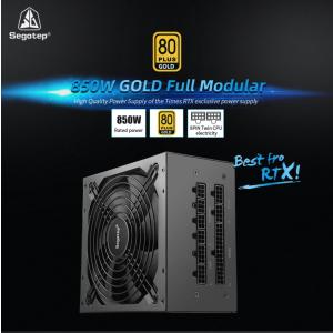 Segotep　PC 電源 ユニット 850W 80 PULS GOLD　認証済み　ＡＴＸ電源　フルモジュラー式｜light-pc