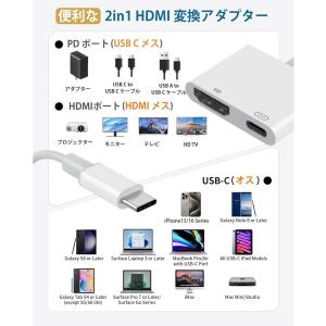 TYPEC HDMI アダプター 変換ケーブル...の詳細画像5