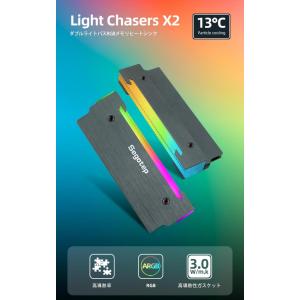 Segotep X2 5V RGB メモリヒートシンク, アドレサブル