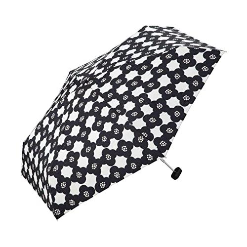 Wpc. 雨傘 折りたたみ傘 カメリア ミニ ブラック レディース 50cm 晴雨兼用 コンパクト ...