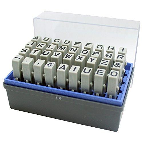 シャチハタ スタンプ 柄付ゴム印 連結式 アルファベットセット GRA-1G ゴシック体 1号 印面...