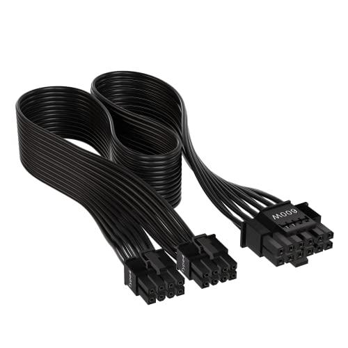 CORSAIR フルモジュラー式電源ユニット用 12+4ピン PCIe Gen 5 Type-4 6...